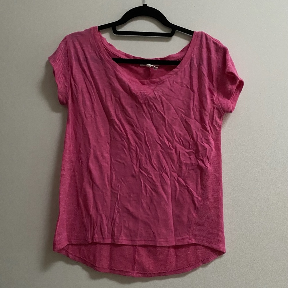 Aeropostale Combination Knit Pink Top S